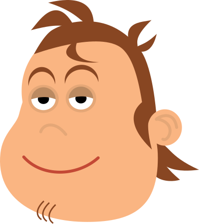 Fat guy clipart