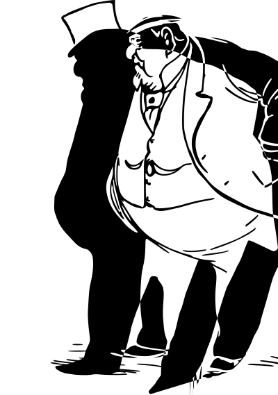 Fat man 2 clipart