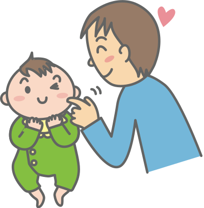 Father with Baby (#3) clipart