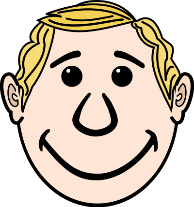 Father's face clipart