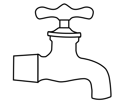 Faucet clipart
