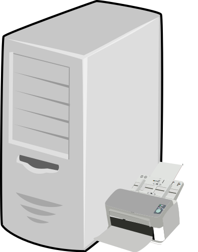 Fax Server clipart