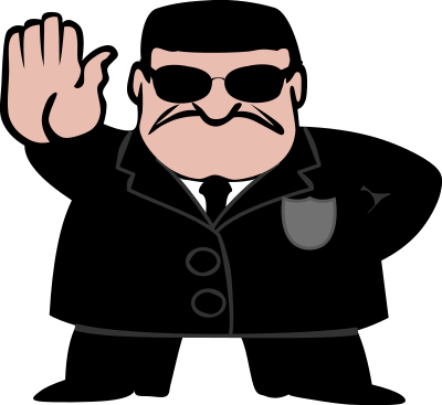 FBI Dude clipart