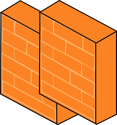 Firewall Pair clipart