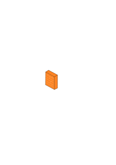 Firewall single clipart