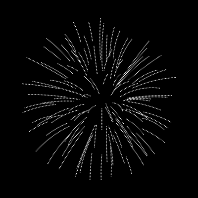 Firework skeleton clipart