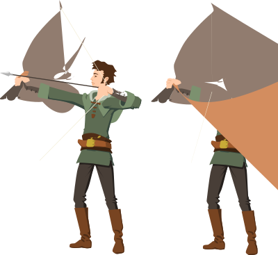 Firing Bow clipart