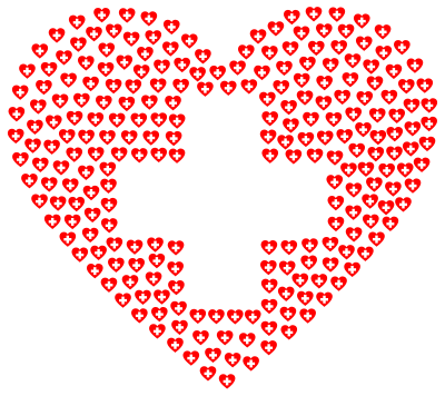 First Aid Heart Fractal clipart