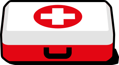 First aid kit clipart