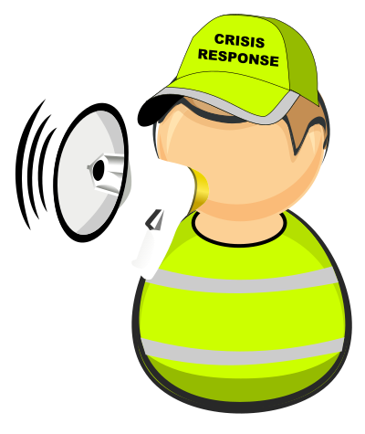 First responder - crisis response worker clipart