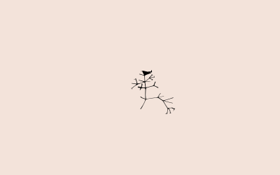 First tree of life by Darwin clipart