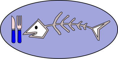Fish bone clipart
