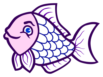 Fish - coloured clipart