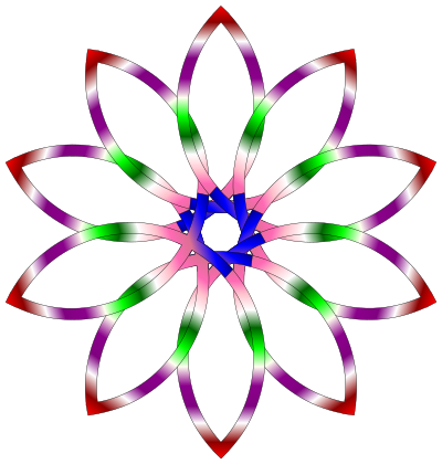 Fish Mandala 2 clipart