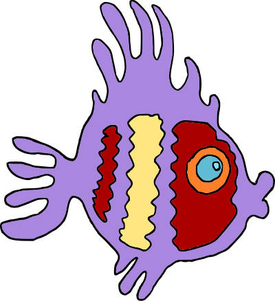 Fish No. 5 clipart