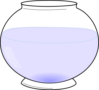 Fishbowl clipart