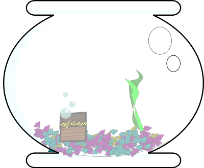 Fishbowl clipart