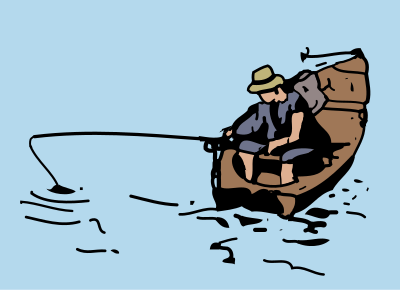 Fishing Boat - Colour clipart