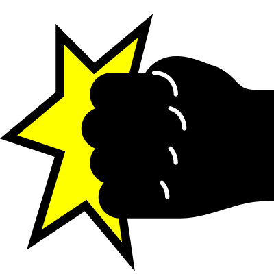 Fist punch clipart