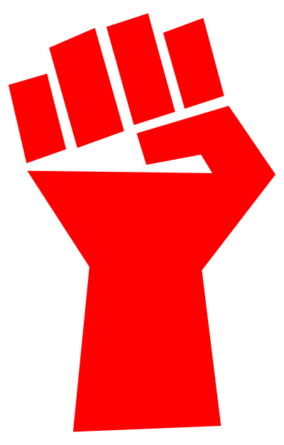 Fist simple clipart