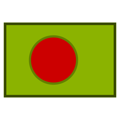 Flag bangladesh clipart