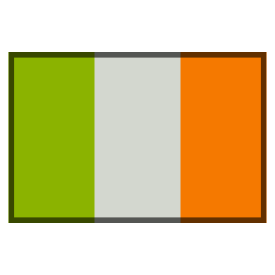 Flag ireland clipart