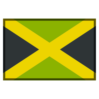 Flag jamaica clipart