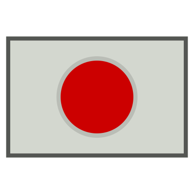 Flag japan clipart