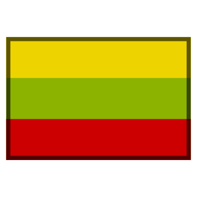 Flag lithuania clipart