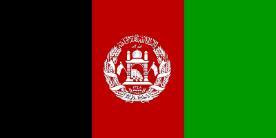 Flag of Afghanistan clipart