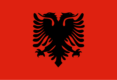 Flag of Albania clipart