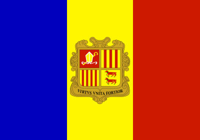 Flag of Andorra clipart