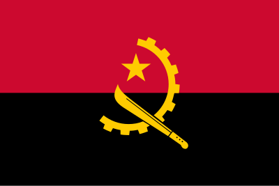 Flag of Angola clipart