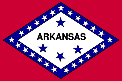 Flag of Arkansas clipart