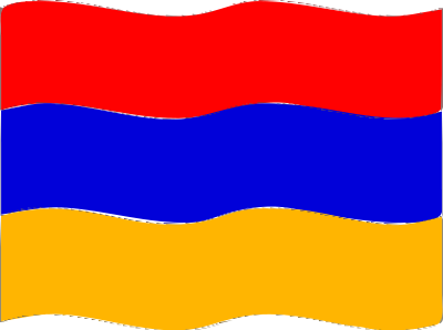 Flag of Armenia wave clipart