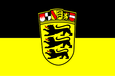 Flag of Baden-Württemberg clipart