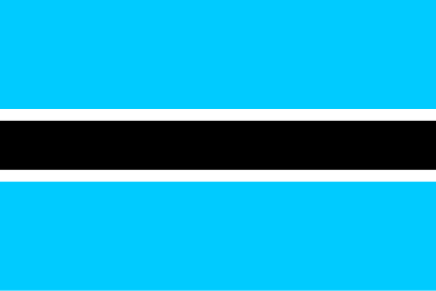 Flag of Botswana clipart