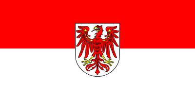 Flag of Brandenburg clipart