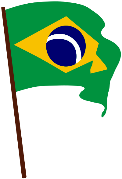 Flag of Brazil clipart