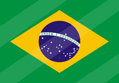 Flag of Brazil - 3D Remix clipart