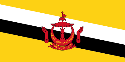 flag of Brunei Darussalam clipart