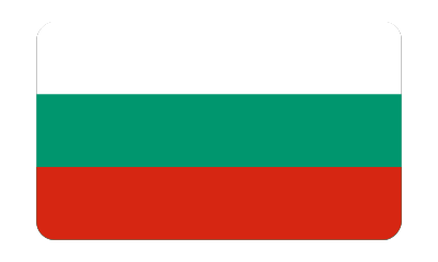 Flag of Bulgaria (bevelled) clipart