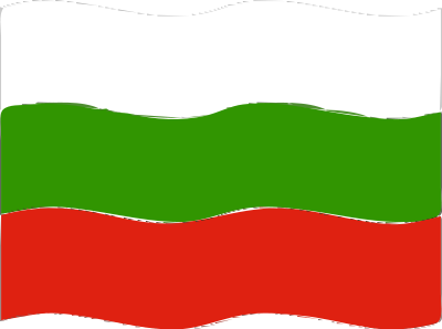 Flag of Bulgaria wave clipart