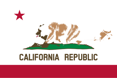 Flag of California clipart
