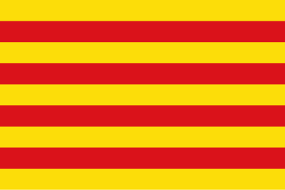 Flag of Catalonia clipart