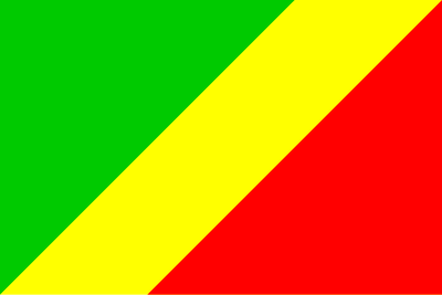 Flag of Congo-Brazzaville clipart