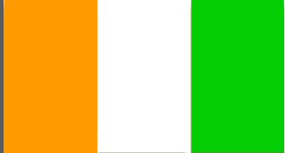 Flag of Cote dIvoire clipart