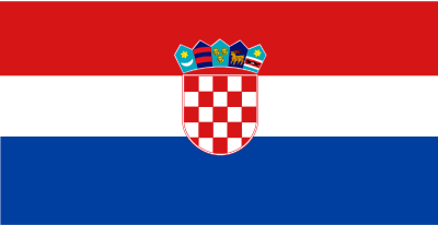 Flag of croatia clipart