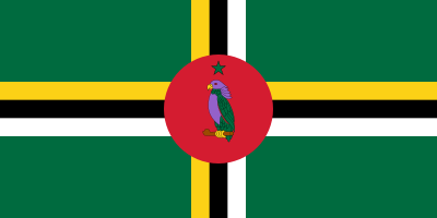 Flag of Dominica clipart