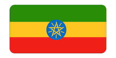 Flag of Ethiopia (bevelled) clipart